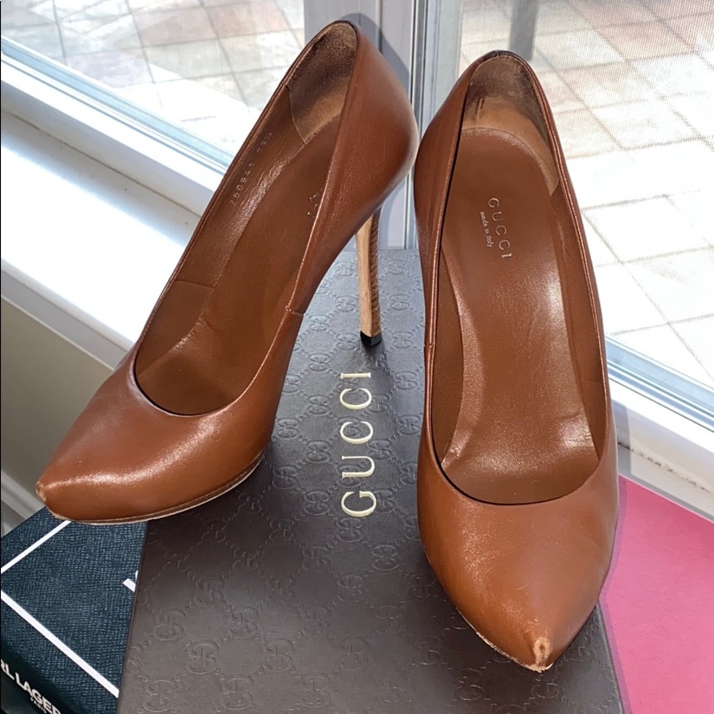 Gucci “nappa steve” heels